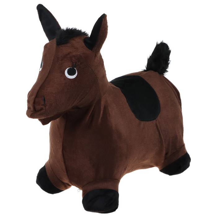 Попрыгун ZABIAKA &laquo;Лошадка&raquo;, текстильная отделка, h=50 см, 1400 г, цвет МИКС