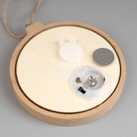 Ёлочная игрушка «Шар с детьми», от батареек, свечение тёплое белое Ёлочная игрушка «Шар с детьми», от батареек, свечение тёплое белое