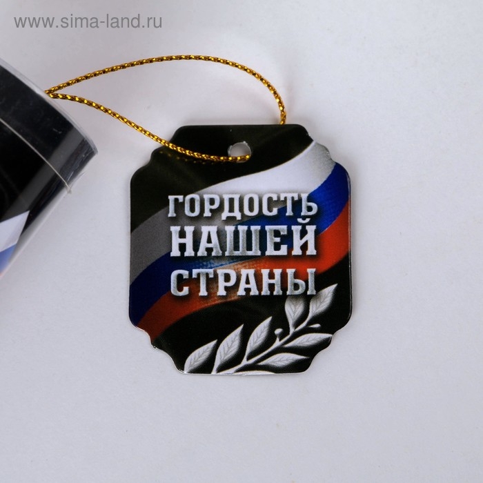 Ручка шариковая синяя паста в тубусе «Гордость нашей страны», пластик Ручка шариковая синяя паста в тубусе «Гордость нашей страны», пластик