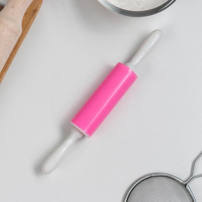 Скалка, 21 см, рабочая часть 9 см, цвет МИКС Скалка, 21 см, рабочая часть 9 см, цвет МИКС