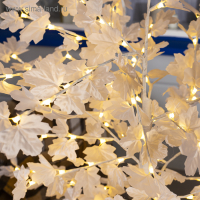 Светодиодное дерево &laquo;Клён белый&raquo; 1.6 м, 160 LED, постоянное свечение, 220 В, свечение тёплое белое