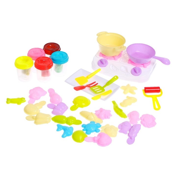 Набор для игры с пластилином &laquo;Чудесная кухня&raquo;, в пакете