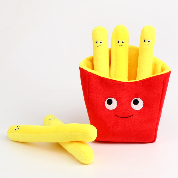 Мягкая игрушка «Картошечка», фастфуд, 30 см Мягкая игрушка «Картошечка», фастфуд, 30 см