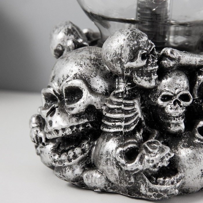 Плазменный шар Плазменный шар "Адский огонь" серый 13х13х17 см RISALUX