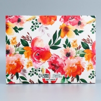 Коробка кондитерская, упаковка &laquo;Акварель&raquo;, 8 марта, 20 х 15 х 5 см