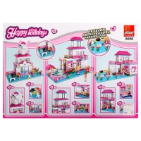 Конструктор Девочки &laquo;Вилла&raquo;, 3 в 1, 466 деталей