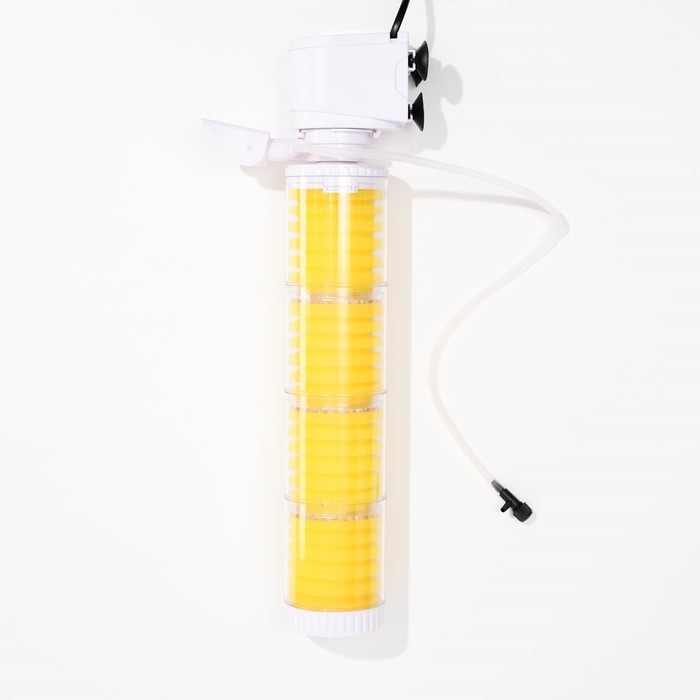 Фильтр внутренний JINGYE JY-8500F, четырехсекционный, 1500 л/ч, 35 Вт