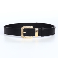 Ремень женский, ширина 3 см, пряжка металл, цвет чёрный Ремень женский, ширина 3 см, пряжка металл, цвет чёрный