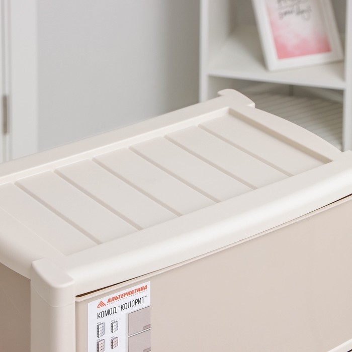 Комод 4-х секционный &laquo;Колорит&raquo;, цвет микс