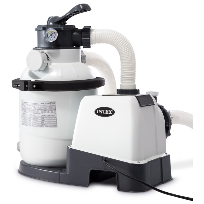 Бассейн каркасный Graphite Gray, 478 х 124 см, песчаный фильтр-насос, лестница, тент, подстилка, 26384NP INTEX Бассейн каркасный Graphite Gray, 478 х 124 см, песчаный фильтр-насос, лестница, тент, подстилка, 26384NP INTEX