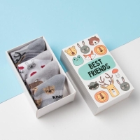 Набор носков Крошка Я &laquo;Друзья&raquo;, 4 пары, 8-10 см