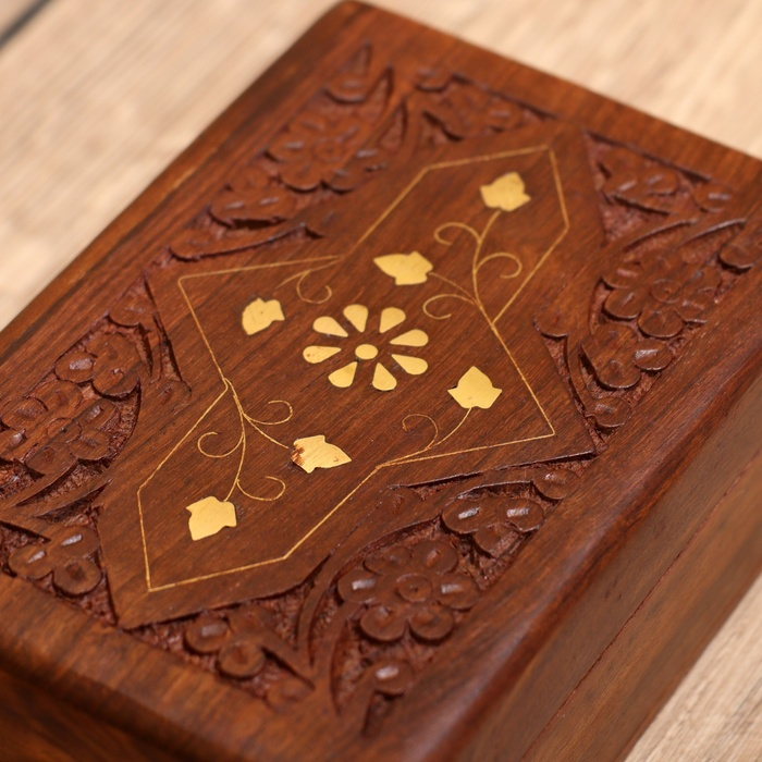 Шкатулка дерево Шкатулка дерево "Муза" 15х10х6