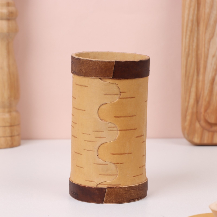 Туес «Мёд», 6×6×15 см, береста Туес «Мёд», 6×6×15 см, береста