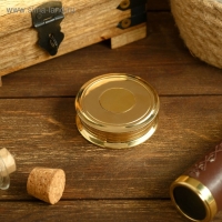 Компас "Моряк" латунь 5,7х5,7х2 см Компас "Моряк" латунь 5,7х5,7х2 см