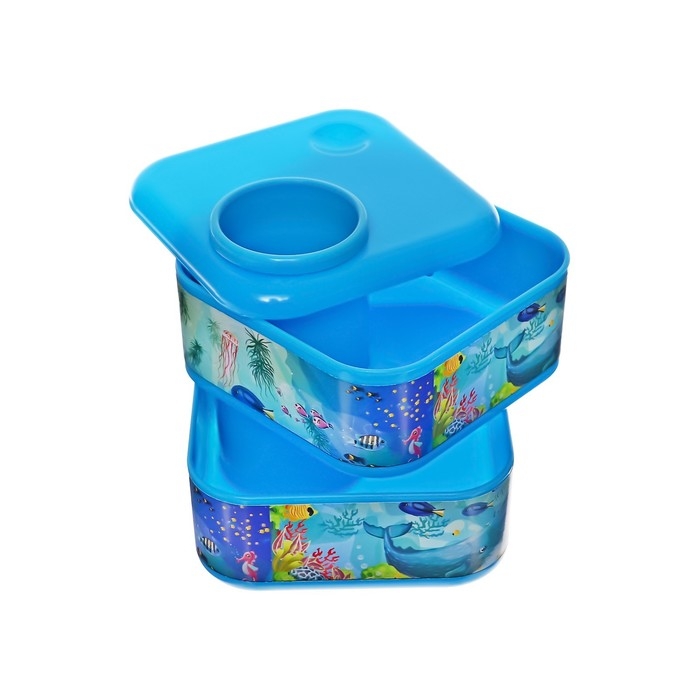 Набор настольный канцелярский, 6 предметов, Calligrata Набор настольный канцелярский, 6 предметов, Calligrata "Море"