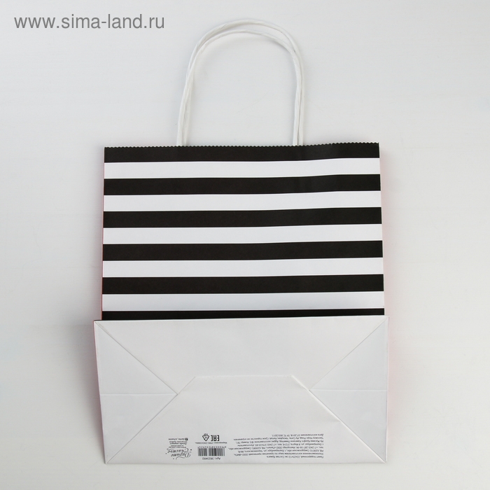 Пакет подарочный крафт, упаковка, «С Любовью», 22 х 25 х 12 см Пакет подарочный крафт, упаковка, «С Любовью», 22 х 25 х 12 см