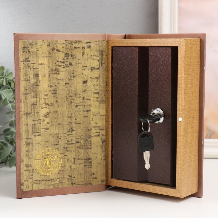 Сейф-книга дерево кожзам "Н.В. Гоголь. Полное собрание сочинений" 21х13х5 см