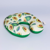 Подушка для путешествий антистресс &laquo;Сочные авокадо&raquo;