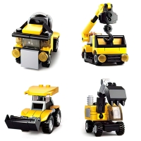 Конструктор &laquo;Строительная техника&raquo;, 4 вида, МИКС