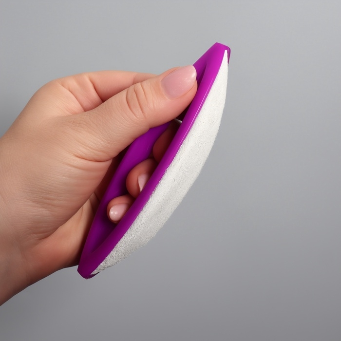 Полировка для японского маникюра Кичин, 13&times;3.5&times;2 см, фиолетовая