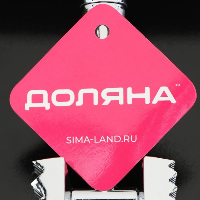 Молоток для мяса Доляна &laquo;Хром&raquo;, 272 гр, цвет чёрный