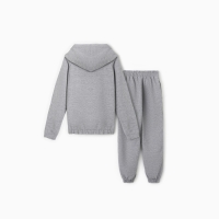 Костюм детский (худи, брюки) MINAKU: Exclusive print, цвет светло-серый меланж, рост 122 см