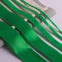 Набор атласных лент, 5 шт, размер лент: 6/10/20/40/50 мм &times; 23 &plusmn; 1 м, цвет зелёный