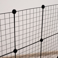 Вольер 24 секции, металлический, черный, 210 х 210 х 35 см, (35 х 35 см звено) Вольер 24 секции, металлический, черный, 210 х 210 х 35 см, (35 х 35 см звено)