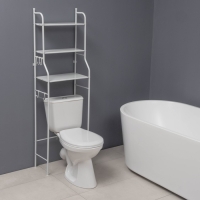 Стеллаж над унитазом 47&times;25&times;152 см, цвет белый