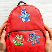 Набор для творчества &laquo;Рисуем в технике эбру. Значки из дерева: новогодний дракончик&raquo;