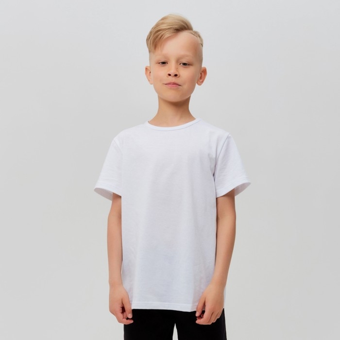 Футболка детская MINAKU цвет белый, рост 122 Футболка детская MINAKU цвет белый, рост 122