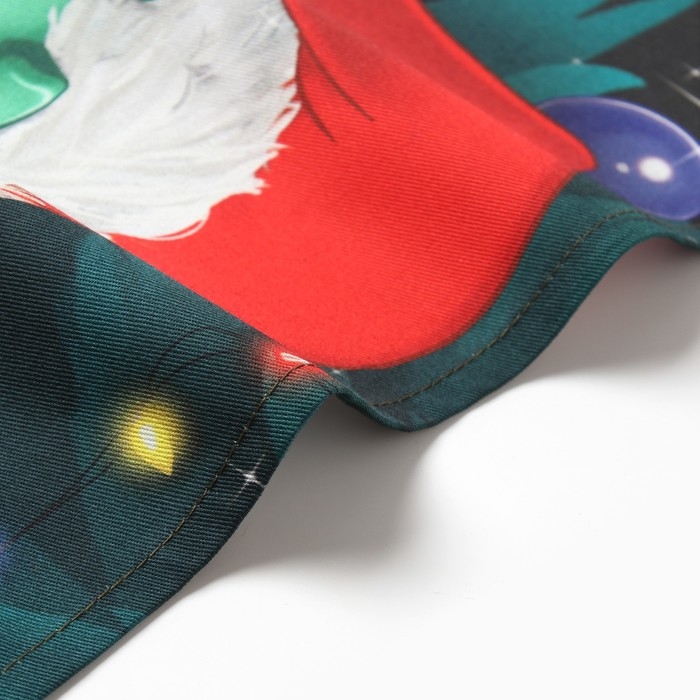 Новый год. Символ года. Змея. Кухонное полотенце Этель "Исполняю желания" 40х70 см, 100% хл, саржа 190 г/м2