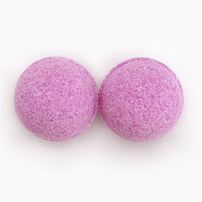 Подарочный набор косметики новогодний &laquo;Сияй в этом году&raquo;, бомбочки для ванны, 2 х 40 г, аромат лаванды, Новый Год