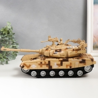 Копилка пластик "Танк" кодовый замок, звук АА 43х16х16 см