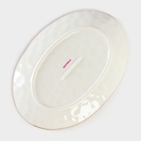 Блюдо фарфоровое Доляна «Космос», 30,5×21,7 см, цвет красный Блюдо фарфоровое Доляна «Космос», 30,5×21,7 см, цвет красный