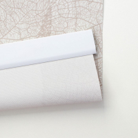 Штора рулонная &laquo;Листья&raquo;, 60&times;200 см (с учётом креплений 3,5 см), цвет коричневый