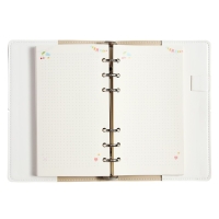 Записная книжка А5, 160 листов на кольцах DAILY JOURNAL, обложка искусственная кожа, блок с иллюстрациями 80 г/м2, МИКС Записная книжка А5, 160 листов на кольцах DAILY JOURNAL, обложка искусственная кожа, блок с иллюстрациями 80 г/м2, МИКС