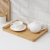 Блюдо для подачи Доляна Striata, 35×22,5 см, бамбук Блюдо для подачи Доляна Striata, 35×22,5 см, бамбук