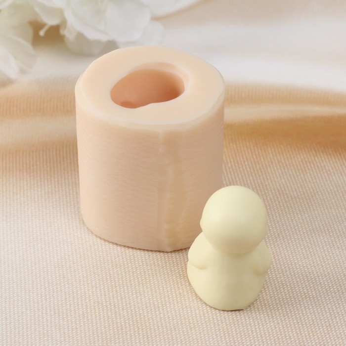 Молд силиконовый Молд силиконовый "Маленький Будда 2" 2,5х2,5х4 см