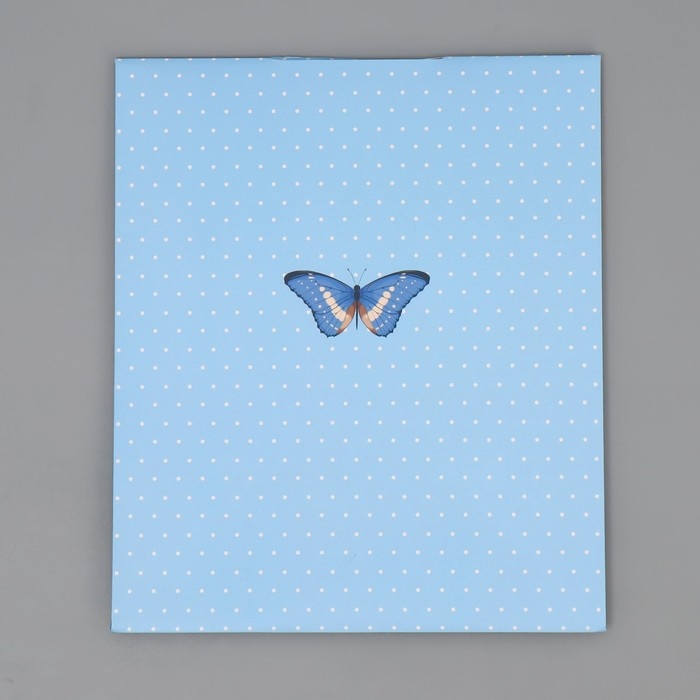 Пакет подарочный с формовым клапаном, упаковка, &laquo;Цветы&raquo;, 23 х 27 х 11.5 см