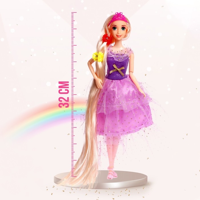 Кукла-модель &laquo;Анна&raquo; шарнирная, в пышном платье, с аксессуарами, МИКС