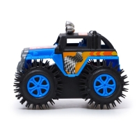 Джип-перевёртыш &laquo;Внедорожник&raquo;, работает от батареек, цвет синий