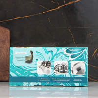 Кастрюля &laquo;Диана&raquo;, d=22 см, 4,2 л, капсульное дно, индукция