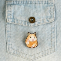 Значок деревянный &laquo;Хомяк &raquo;, серия мемы , 2,6 х 3,3 см