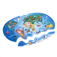 Пазл магнитный &laquo;6 континентов&raquo;