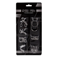 Набор металлических головоломок &laquo;Игры разума №3&raquo;,на блистере