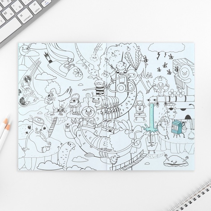 Скетчбук-каракули А5, 32 л «Твори с душой» Скетчбук-каракули А5, 32 л «Твори с душой»