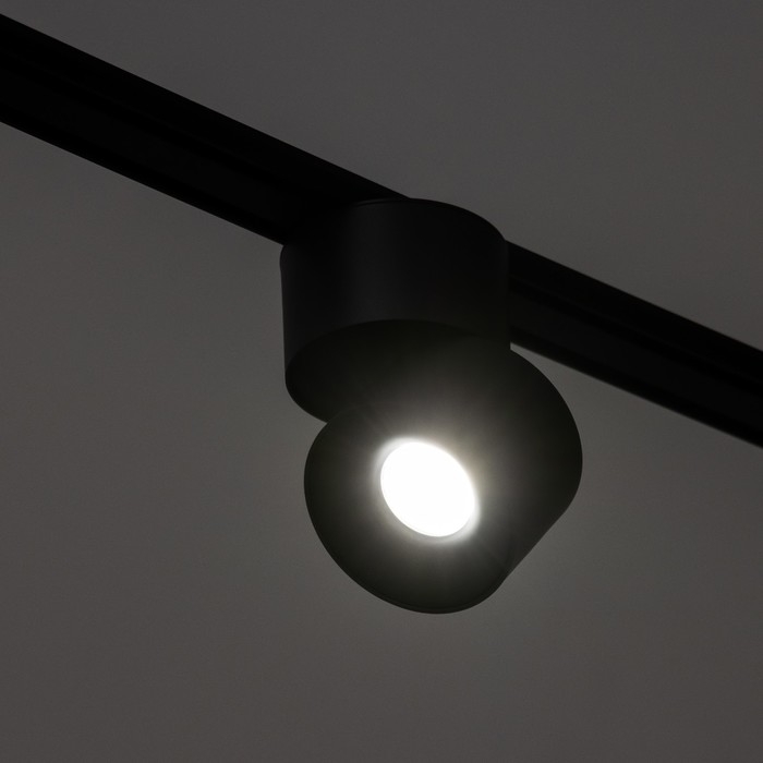 Светильник трековый SLIM Светильник трековый SLIM "Цилиндр" LED 9Вт 3000K-6000К 48V CRI90 черный 6х6х10см