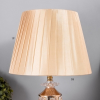 Лампа настольная "Лаодика" 1х40Вт Е27 золото 26х26х42 см RISALUX Лампа настольная "Лаодика" 1х40Вт Е27 золото 26х26х42 см RISALUX