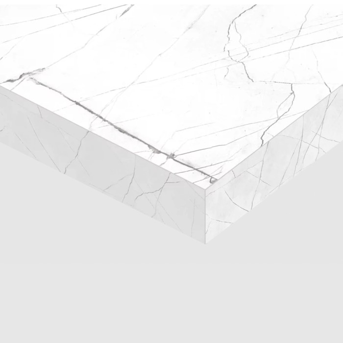 Столешница, 2400х600х38 мм, Кристалл Белый 9509